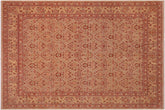 8x10 hand knotted Persian rug in tan - Istanbul Nina