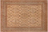 8x10 hand knotted Persian rug in tan and green - Istanbul Priscill