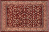 8x10 hand knotted Persian rug in copper and rose - Istanbul Daisy