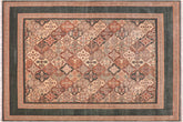 8x10 hand knotted Persian rug in green - Istanbul Faye