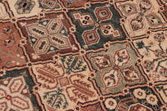 handmade Transitional Green Green Hand Knotted RECTANGLE 100% WOOL area rug 8' x 10'