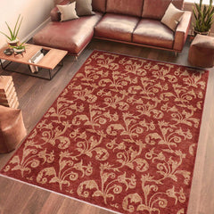 handmade Modern Kafkaz Red Tan Hand Knotted RECTANGLE 100% WOOL area rug 9' x 11'