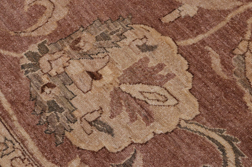 handmade Traditional Kafkaz Lt. Brown Tan Hand Knotted RECTANGLE 100% WOOL area rug 10x13