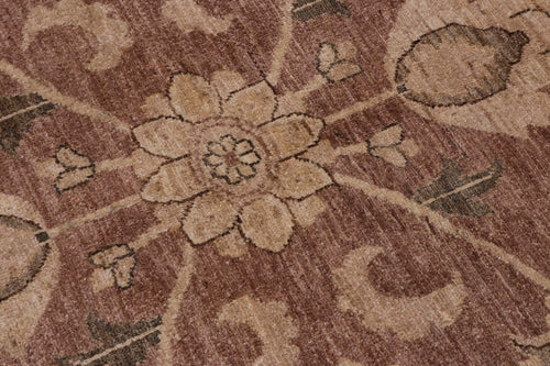 handmade Traditional Kafkaz Lt. Brown Tan Hand Knotted RECTANGLE 100% WOOL area rug 10x13