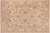 10x14 hand knotted Ziegler wool rug in beige and tan - Chic Ziegler Cassi