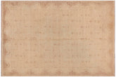 10x13 hand knotted Ziegler wool rug in gold - Classic Ziegler Alexandr