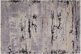 handmade Modern Kafkaz Gray Tan Hand Knotted RECTANGLE 100% WOOL area rug 11' x 15'