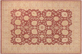 10x14 hand knotted Ziegler wool rug in brown and beige - Classic Ziegler Muriel