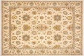 8x10 hand knotted Ziegler wool rug in beige - Chic Ziegler Southerl