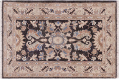 handmade Traditional Kafkaz Grey Ivory Hand Knotted RECTANGLE 100% WOOL area rug 2' x 3'