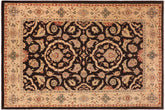 10x14 hand knotted Ziegler wool rug in brown and tan - Classic Ziegler Teri