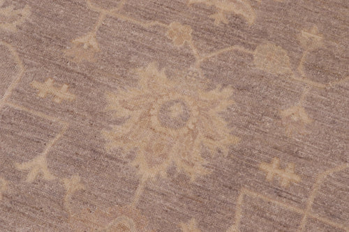 handmade Transitional Kafkaz Gray Beige Hand Knotted RECTANGLE 100% WOOL area rug 10' x 14'
