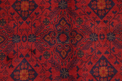 handmade Tribal Biljik Khal Mohammadi Red Blue Hand Knotted RECTANGLE 100% WOOL area rug 7x10