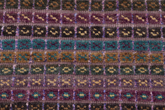 handmade Geometric Berjusta Purple Blue Hand Knotted RECTANGLE WOOL&SILK area rug 9' x 12'