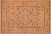 10x14 hand knotted Persian rug in brown and rose - Istanbul Shawna