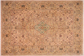 10x13 hand knotted Persian rug in tan and gold - Istanbul Wenona