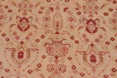 handmade Transitional Lahore Gold Gold Hand Knotted RECTANGLE 100% WOOL area rug 10' x 14'