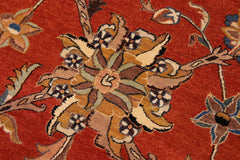 handmade Traditional Design Rust Lt. Brown Hand Knotted RECTANGLE 100% WOOL area rug 10' x 14'