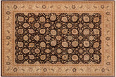 10x14 hand knotted Persian rug in brown and tan - Istanbul Dorthy