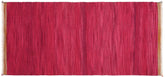 4x7 hand woven Turkish Flat Weave Kilim wool runner rug in pink and gray - Modern Turkish Mara
