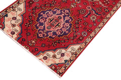 handmade Traditional Kashan Red Gold Hand Knotted RUNNER 100% WOOL area rug 3 x 8