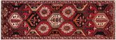 handmade Traditional Tabriz Red Rust Hand Knotted RUNNER 100% WOOL area rug 4 x 10