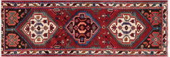 handmade Traditional Tabriz Red Beige Hand Knotted RUNNER 100% WOOL area rug 3 x 9