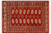 handmade Geometric Bokhara Rust Gray Hand Knotted RECTANGLE 100% WOOL area rug 3X5