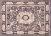 12x15 hand knotted Mamluk wool rug in gray and black - Bohemian Mamluk Grady