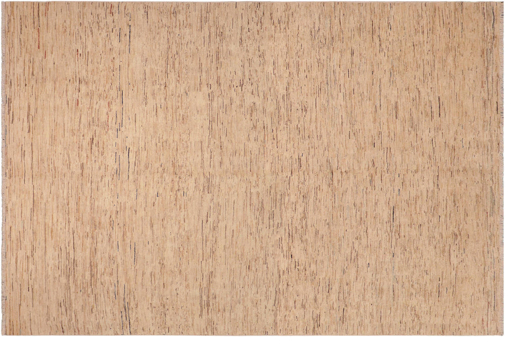 handmade Modern Gabbeh Beige Blue Hand Knotted RECTANGLE 100% WOOL area rug 8' x 10'