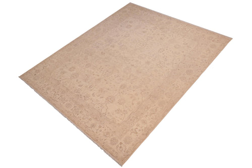 handmade Traditional Kafkaz Beige Lt. Brown Hand Knotted RECTANGLE 100% WOOL area rug 8x10