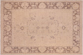 8x10 hand knotted Ziegler wool rug in tan and brown - Chic Ziegler Avis