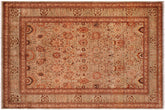 9x12 hand knotted Persian rug in green - Istanbul Edwina