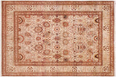 9x12 hand knotted Persian rug in beige and copper - Istanbul Kris