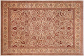 9x12 hand knotted Persian rug in tan and beige - Istanbul Lina