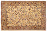 9x12 hand knotted Persian rug in gold and brown - Istanbul Lilian