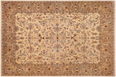 9x12 hand knotted Persian rug in beige and brown - Istanbul Juliana