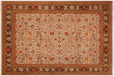 9x12 hand knotted Persian rug in tan and brown - Istanbul Maryanne