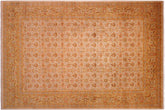9x12 hand knotted Persian rug in gray and gold - Istanbul Yesenia