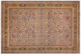 9x12 hand knotted Persian rug in gray - Istanbul Madge