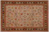 9x12 hand knotted Persian rug in tan and brown - Istanbul Kathie
