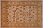 9x12 hand knotted Persian rug in tan and gold - Istanbul Claudine