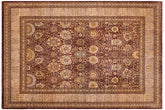 9x12 hand knotted Persian rug in brown and tan - Istanbul Chasity