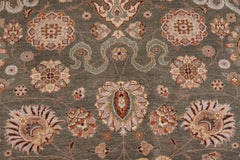 handmade Transitional Design Lt. Green Beige Hand Knotted RECTANGLE 100% WOOL area rug 9' x 12'