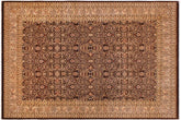 9x12 hand knotted Persian rug in brown and tan - Tabriz Istanbul Imelda
