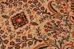 handmade Traditional Design Tan Black Hand Knotted RECTANGLE 100% WOOL area rug 9' x 12'