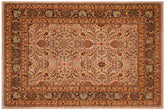 9x12 hand knotted Persian rug in tan and black - Istanbul Liliana