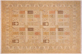 9x12 hand knotted Persian rug in beige and tan - Istanbul Senaida