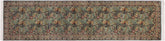 handmade Traditional Nagi Green Gray Hand Knotted RUNNER 100% WOOL area rug 3' x 10'