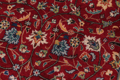 handmade Transitional Red Teal Hand Knotted RECTANGLE 100% WOOL area rug 9x12